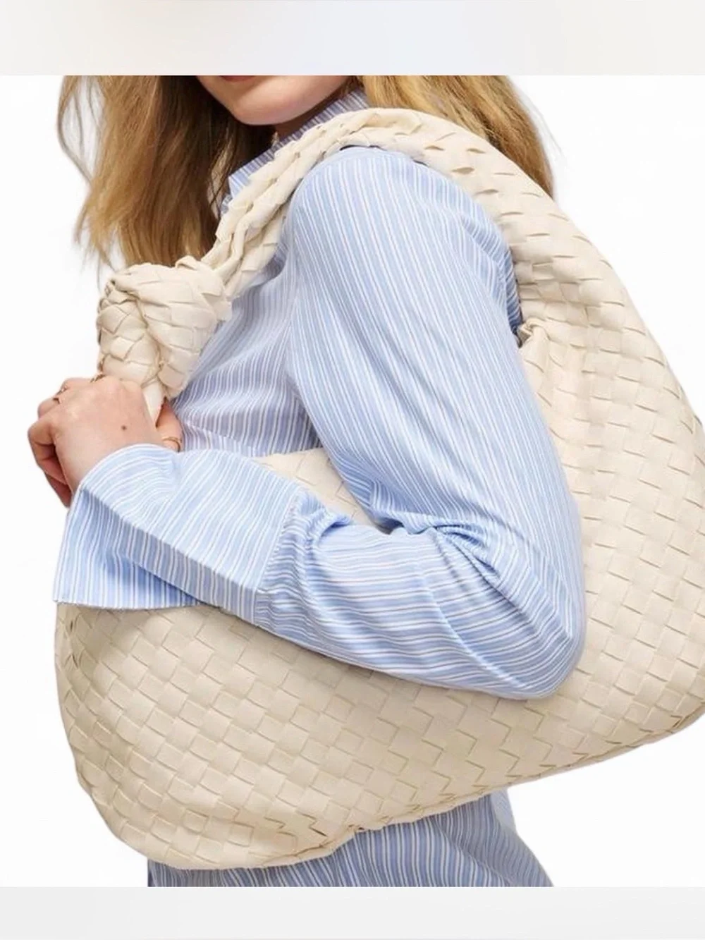 Vanessa Woven Hobo Bag
